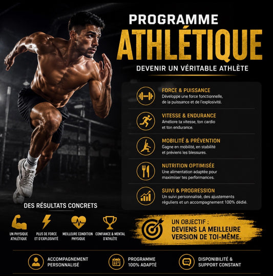 PROGRAMME SPORTIF - DEVENIR UN ATHLÈTE 🏋️🔥